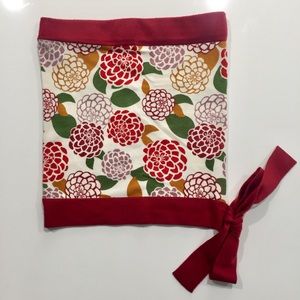 Fossil floral knit tube top